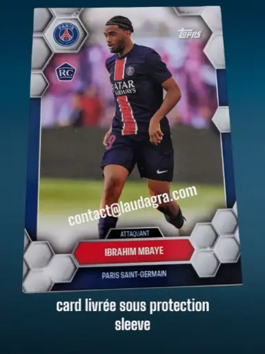 [psgfan2425_14] Ibrahim Mbaye  - Rookie Fan Set 24/25 Card N° 14
