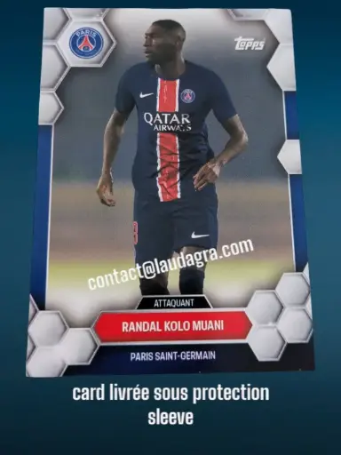 [psgfan2425_19] Randal Kolo Muani  Fan Set 24/25 Card N° 19