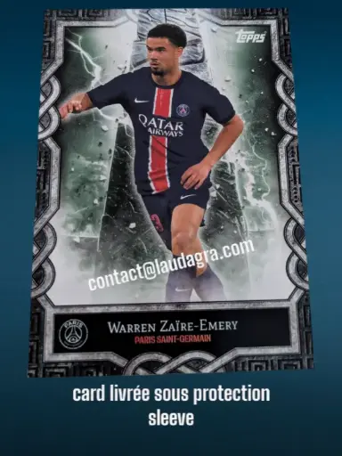 [psgfan2425_MO-7] Warren Zaïre-Emery  Fan Set 24/25 Card N° MO-7