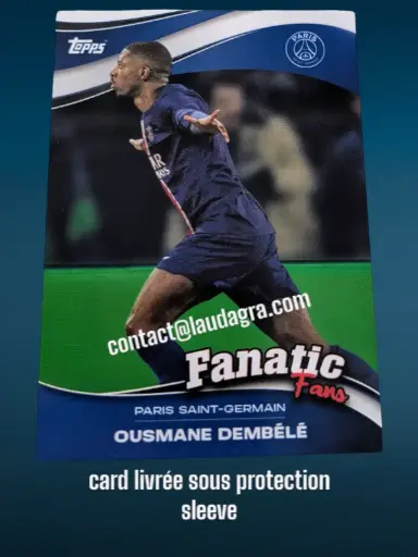 [psgfan2425_FF-3] Ousmane Dembélé  Fan Set 24/25 Card N° FF-3