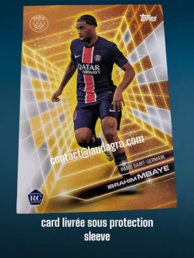 [psgfan2425_GF-2] Ibrahim Mbaye  - Rookie Fan Set 24/25 Card N° GF-2
