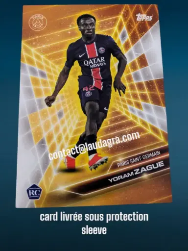 [psgfan2425_GF-3] Yoram Zague  - Rookie Fan Set 24/25 Card N° GF-3