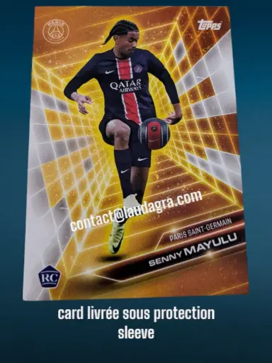 [psgfan2425_GF-4] Senny Mayulu  - Rookie Fan Set 24/25 Card N° GF-4