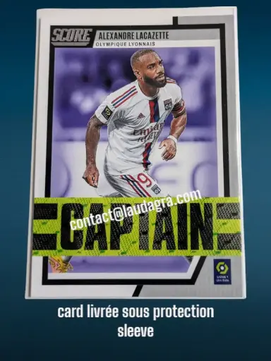 [CAPTAIN2223-01] Alexandre Lacazette N° 1/ Captain Ligue 1 Uber Eats