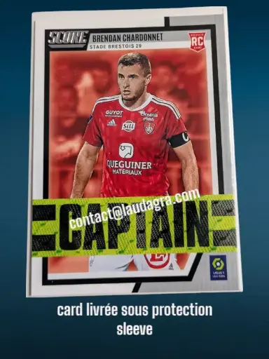 [CAPTAIN2223-10] Brendan Chardonnet N° 10/ Captain Ligue 1 Uber Eats