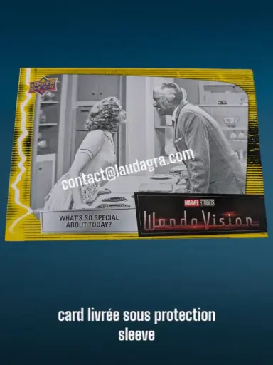 [WANDAVIS_Y02] Parallel Card Mind Stone Yellow What’s So Special About Today? Wandavision Card N° 2