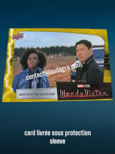 [WANDAVIS_Y30] Parallel Card Mind Stone Yellow Westview? No Such Place Wandavision Card N° 30