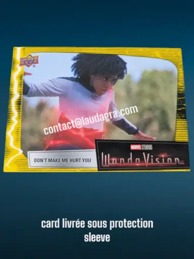 [WANDAVIS_Y64] Parallel Card Mind Stone Yellow Don’t Make Me Hurt You Wandavision Card N° 64