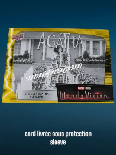 [WANDAVIS_Y66] Parallel Card Mind Stone Yellow Agatha All Along Wandavision Card N° 66