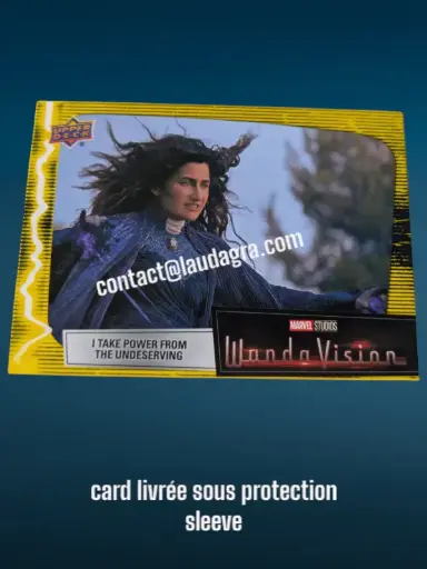 [WANDAVIS_Y77] Parallel Card Mind Stone Yellow I Take Power from the Underserving Wandavision Card N° 77