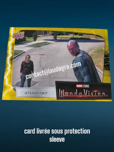 [WANDAVIS_Y79] Parallel Card Mind Stone Yellow Let’s Fight for It Wandavision Card N° 79