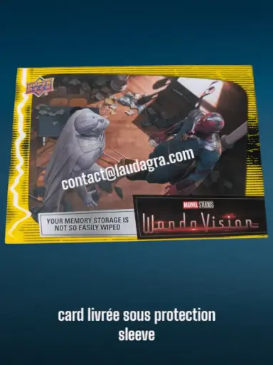 [WANDAVIS_Y84] Parallel Card Mind Stone Yellow Your Memory Storage Is Not So Easily Wiped Wandavision Card N° 84