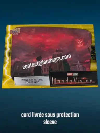 [WANDAVIS_Y85] Parallel Card Mind Stone Yellow Wanda, What Are You Doing? Wandavision Card N° 85