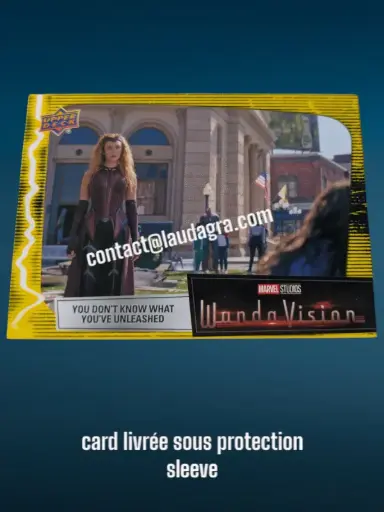 [WANDAVIS_Y87] Parallel Card Mind Stone Yellow You Don’t Know What You’ve Unleashed Wandavision Card N° 87