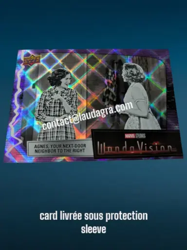 [WANDAVIS_P04] Parallel Card Purple Spell Agnes, Your Next-door Neighbor to the Right Wandavision Card N° 4