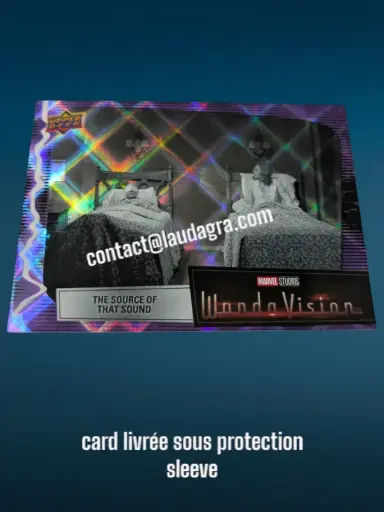 [WANDAVIS_P11] Parallel Card Purple Spell The Source of That Sound Wandavision Card N° 11