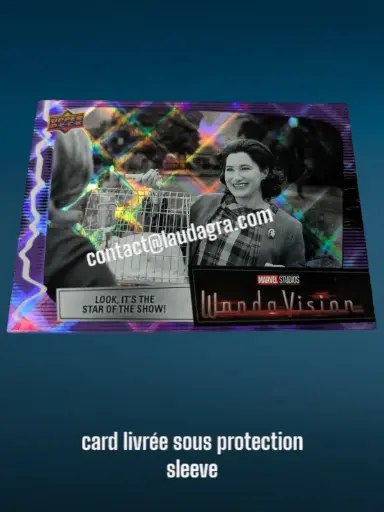 [WANDAVIS_P14] Parallel Card Purple Spell Look, It’s the Star of the Show! Wandavision Card N° 14