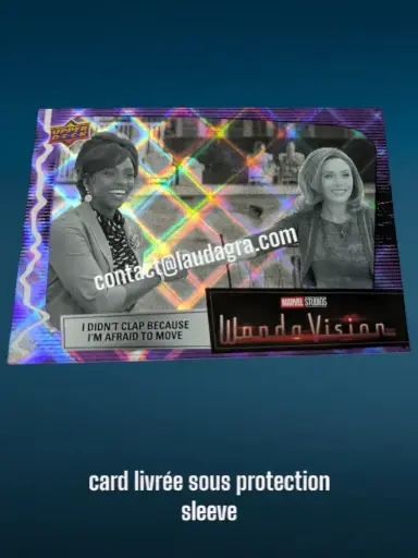 [WANDAVIS_P15] Parallel Card Purple Spell I Didn’t Clap Because I’m Afraid to Move Wandavision Card N° 15