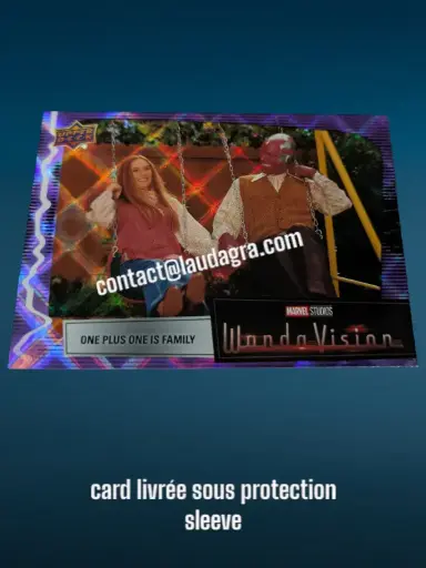 [WANDAVIS_P21] Parallel Card Purple Spell One Plus One Is Family Wandavision Card N° 21
