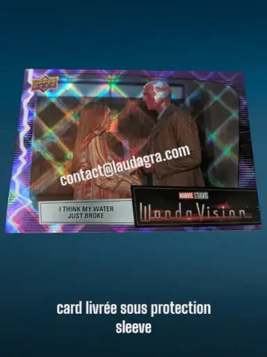 [WANDAVIS_P24] Parallel Card Purple Spell I Think My Water Just Broke Wandavision Card N° 24