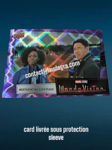 [WANDAVIS_P30] Parallel Card Purple Spell Westview? No Such Place Wandavision Card N° 30