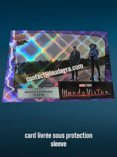 [WANDAVIS_P31] Parallel Card Purple Spell Noboby’s Supposed to Go In Wandavision Card N° 31