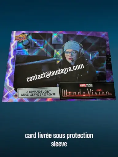[WANDAVIS_P33] Parallel Card Purple Spell A Bonfied Joint Multi-service Response Wandavision Card N° 33