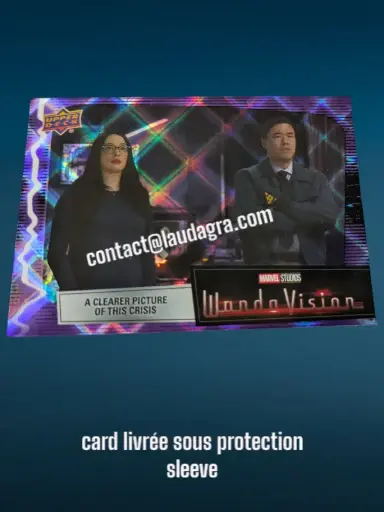 [WANDAVIS_P42] Parallel Card Purple Spell A Clearer Picture of This Crisis Wandavision Card N° 42