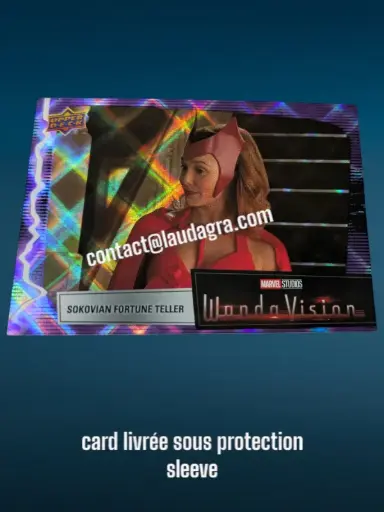 [WANDAVIS_P48] Parallel Card Purple Spell Sokovian Fortune Teller Wandavision Card N° 48