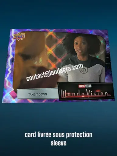 [WANDAVIS_P63] Parallel Card Purple Spell Take it Down Wandavision Card N° 63
