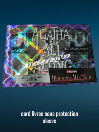 [WANDAVIS_P66] Parallel Card Purple Spell Agatha All Along Wandavision Card N° 66