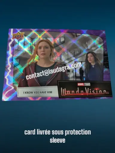 [WANDAVIS_P71] Parallel Card Purple Spell I Know You Have Him Wandavision Card N° 71