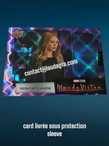 [WANDAVIS_P72] Parallel Card Purple Spell Vision Is Not a Weapon Wandavision Card N° 72