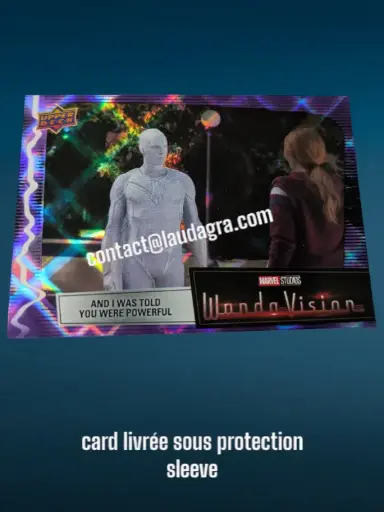 [WANDAVIS_P78] Parallel Card Purple Spell And I Was Told You Were Powerful Wandavision Card N° 78