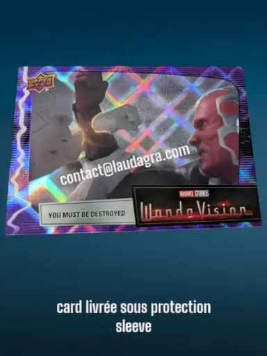 [WANDAVIS_P80] Parallel Card Purple Spell You Must Be Destroyed Wandavision Card N° 80