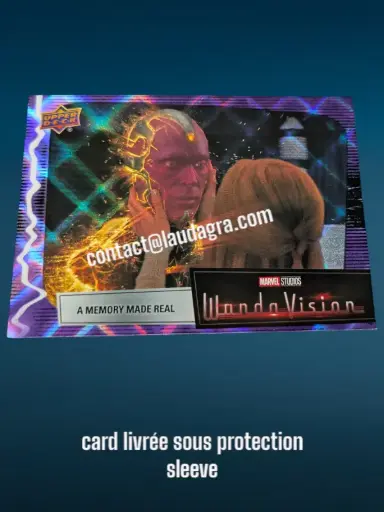 [WANDAVIS_P88] Parallel Card Purple Spell A Memory Made Real Wandavision Card N° 88
