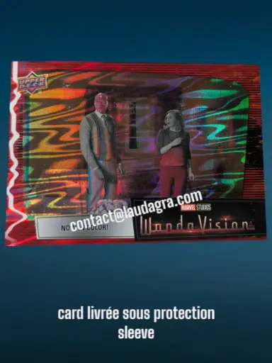 [WANDAVIS_R20] Parallel Card Scarlet Red Now in Color! Wandavision Card N° 20