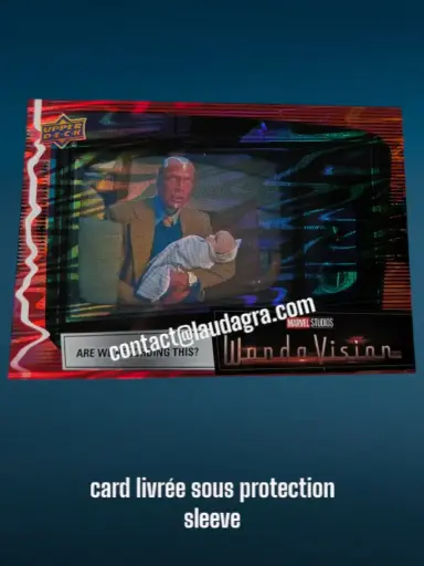 [WANDAVIS_R34] Parallel Card Scarlet Red Are We Recording This? Wandavision Card N° 34