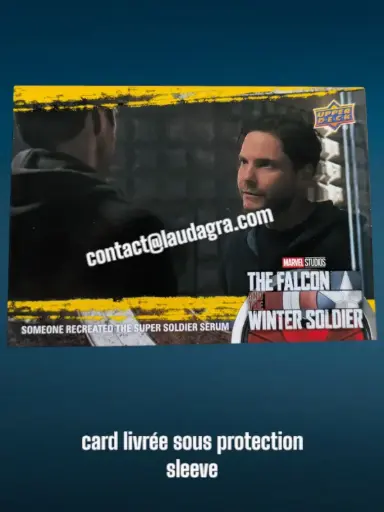 [FALCON_Y24] Someone Recreated the Super Soldier Serum The Falcon and The Winter Soldier Yellow Parallel Card N° 24