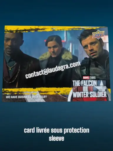 [FALCON_Y31] We Have Business with Selby The Falcon and The Winter Soldier Yellow Parallel Card N° 31