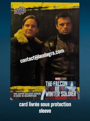 [FALCON_Y33] The Super Soldier Serum is Here in Madripoor The Falcon and The Winter Soldier Yellow Parallel Card N° 33