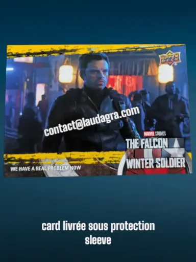 [FALCON_Y34] We Have A Real Problem Now The Falcon and The Winter Soldier Yellow Parallel Card N° 34
