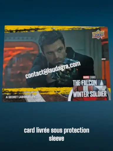 [FALCON_Y38] A Secret Labratory The Falcon and The Winter Soldier Yellow Parallel Card N° 38