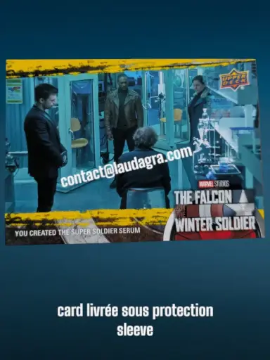 [FALCON_Y39] You Created The Super Soldier Serum The Falcon and The Winter Soldier Yellow Parallel Card N° 39