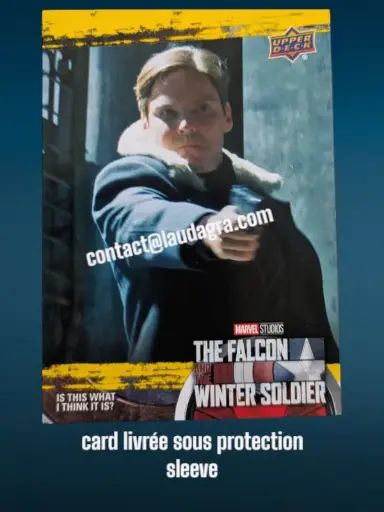 [FALCON_Y48] Is This What I Think It Is? The Falcon and The Winter Soldier Yellow Parallel Card N° 48