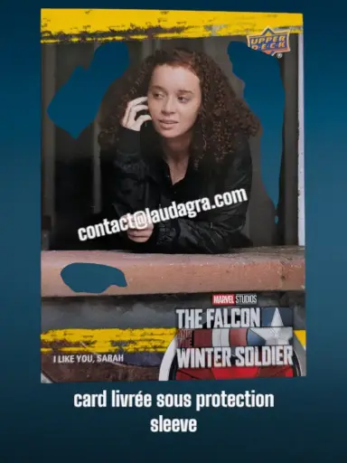 [FALCON_Y50] I Like You Sarah The Falcon and The Winter Soldier Yellow Parallel Card N° 50