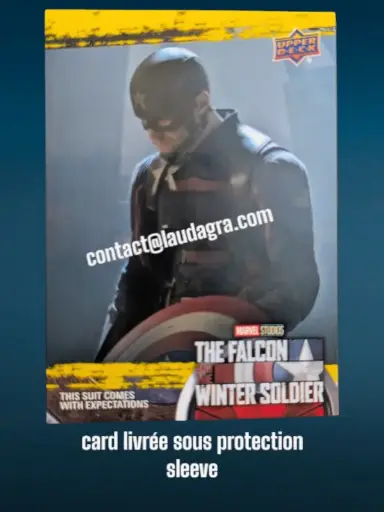 [FALCON_Y53] This Suit Comes With Expectations The Falcon and The Winter Soldier Yellow Parallel Card N° 53