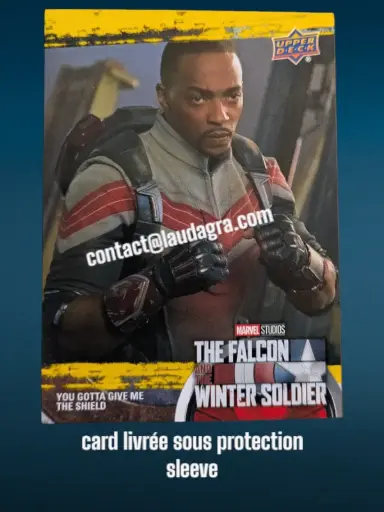 [FALCON_Y56] You Gotta Give Me the Shield The Falcon and The Winter Soldier Yellow Parallel Card N° 56