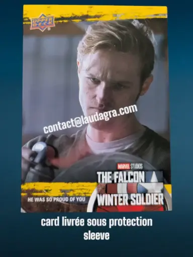 [FALCON_Y64] He Was So Proud Of You The Falcon and The Winter Soldier Yellow Parallel Card N° 64