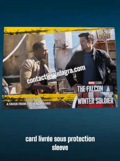 [FALCON_Y68] A Favor From The Wakandans The Falcon and The Winter Soldier Yellow Parallel Card N° 68